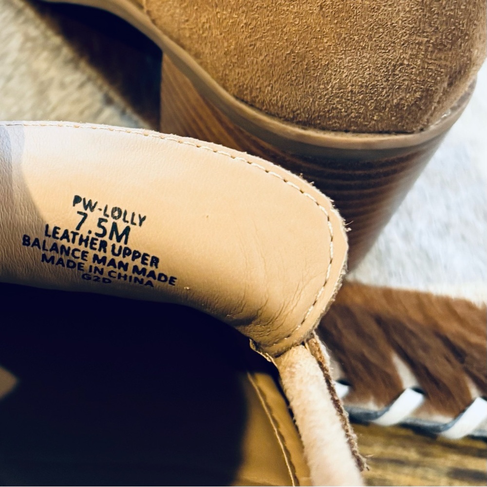 Hush Puppies Lolly Suede Heeled Loafer - Picture 5 of 9